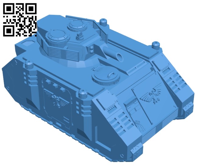 Predator tank B006870 file stl free download 3D Model for CNC and 3d printer