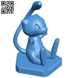 Queen Mew – pokemon B006776 file stl free download 3D Model for CNC and 3d printer
