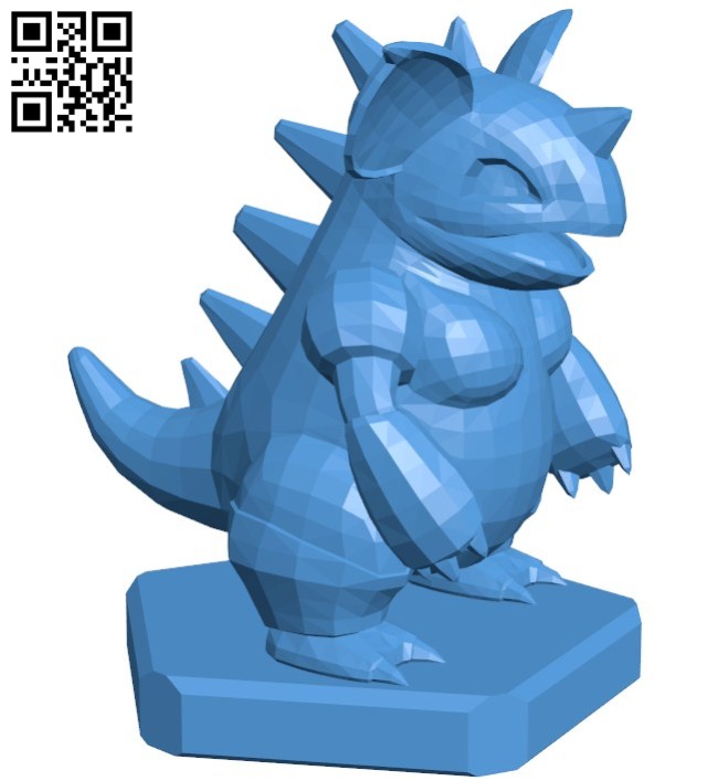 Queen Nidoqueen - pokemon B006777 file stl free download 3D Model for CNC and 3d printer