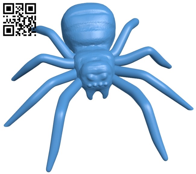 Realistic spider B006850 file stl free download 3D Model for CNC and 3d printer