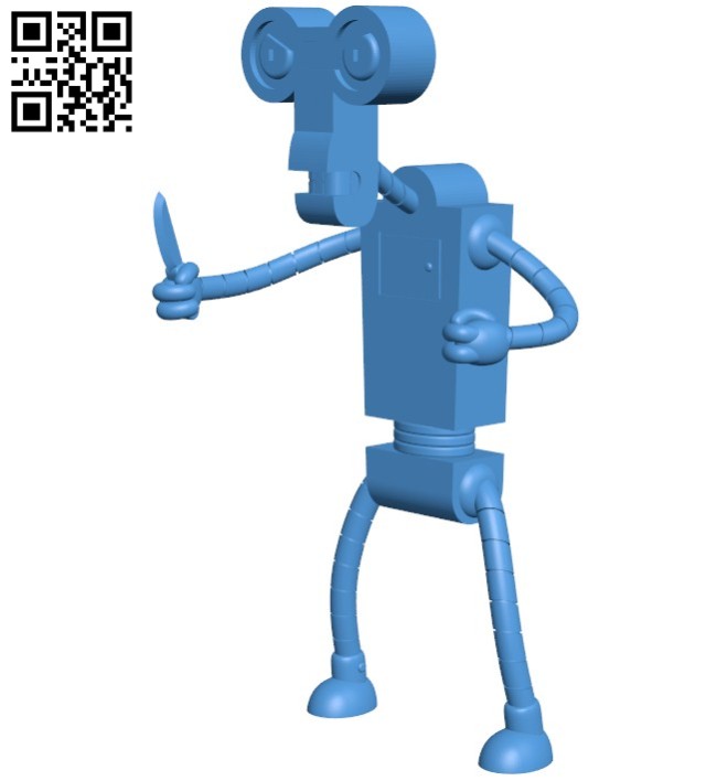 Robot B006792 file stl free download 3D Model for CNC and 3d printer