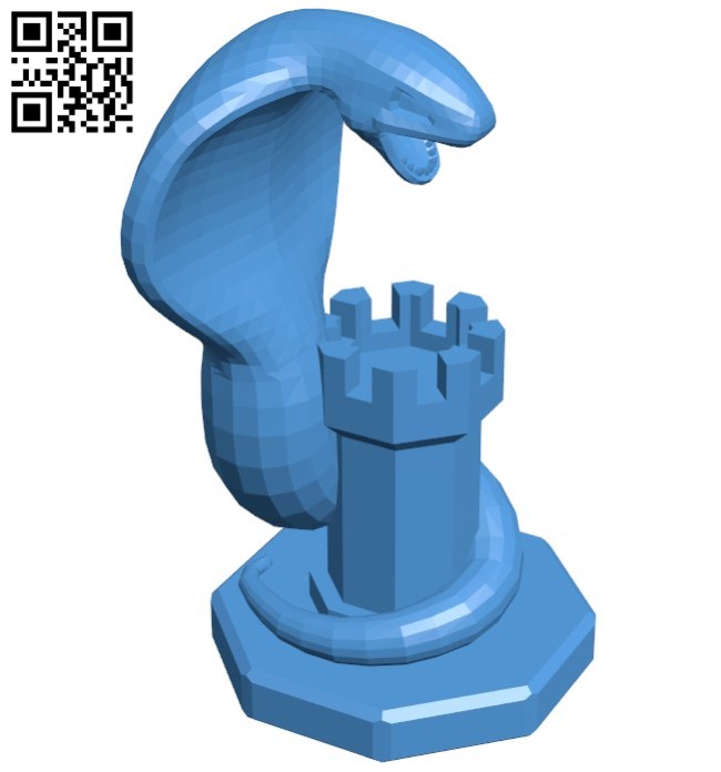 Rook Arbok - pokemon B006778 file stl free download 3D Model for CNC and 3d printer