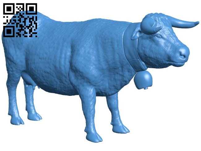 Scanned cow B006812 file stl free download 3D Model for CNC and 3d printer