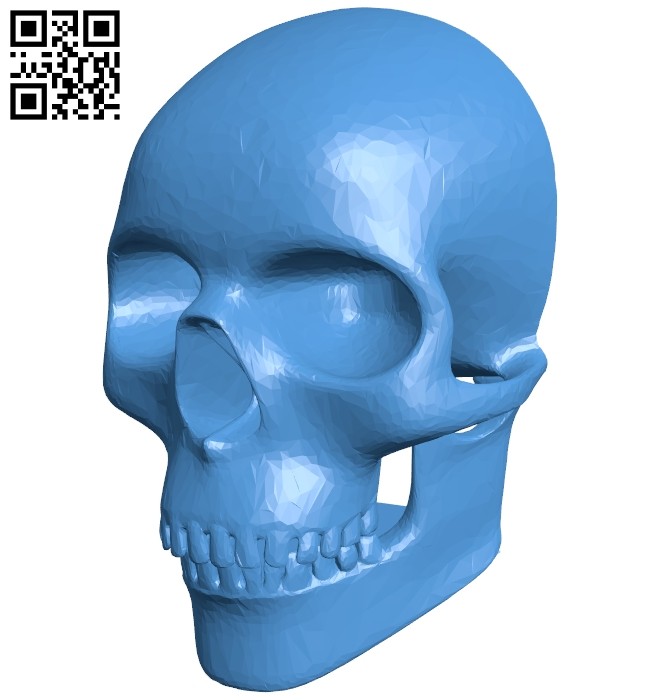 Skull mask B006905 file stl free download 3D Model for CNC and 3d