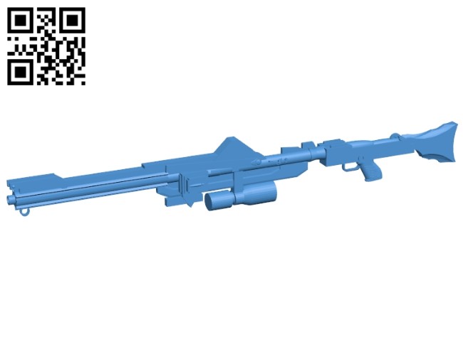 Sniper rifles B007100 file stl free download 3D Model for CNC and 3d printer