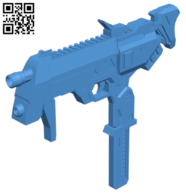 Sombra gun B007036 file stl free download 3D Model for CNC and 3d printer