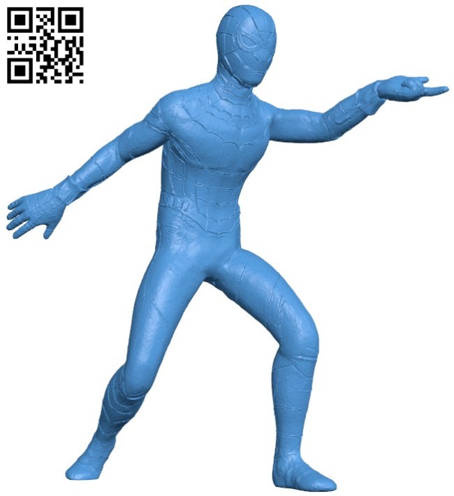 Spider Man Pose B006768 file stl free download 3D Model for CNC and 3d printer