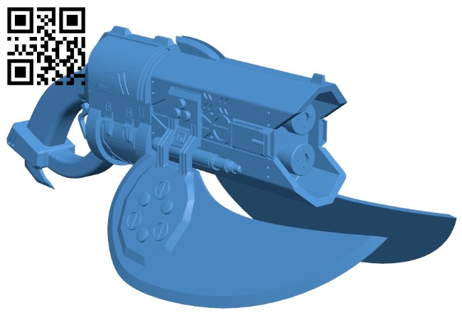Spiker gun B007010 file stl free download 3D Model for CNC and 3d printer
