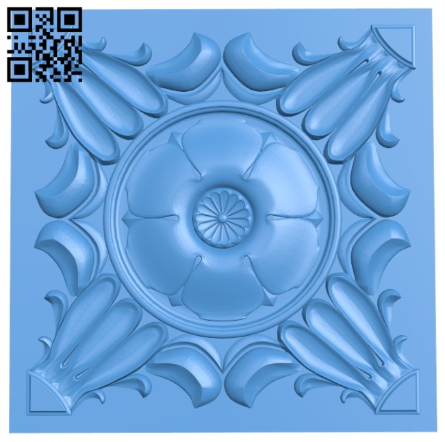 Square pattern design A004772 download free stl files 3d model for CNC wood carving