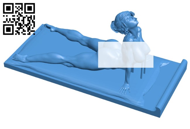 Stand woman - smartphone B006884 file stl free download 3D Model for CNC and 3d printer
