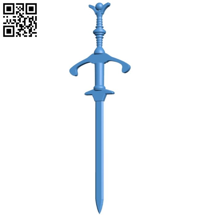 Steel Claymore B006849 file stl free download 3D Model for CNC and 3d printer
