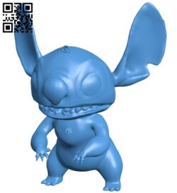 Stitch standing B006697 file stl free download 3D Model for CNC and 3d printer