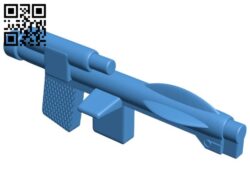 Stormtrooper Blaster B006736 file stl free download 3D Model for CNC and 3d printer