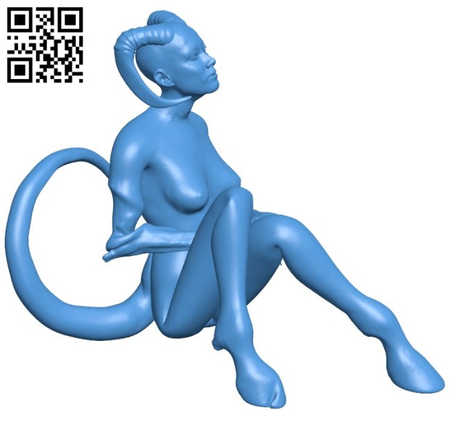 Succubus devil B006747 file stl free download 3D Model for CNC and 3d printer