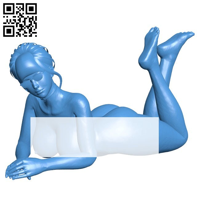 Sunbathing B006706 file stl free download 3D Model for CNC and 3d printer