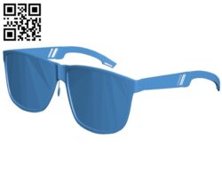 Sunglasses Veithdia B006720 file stl free download 3D Model for CNC and 3d printer