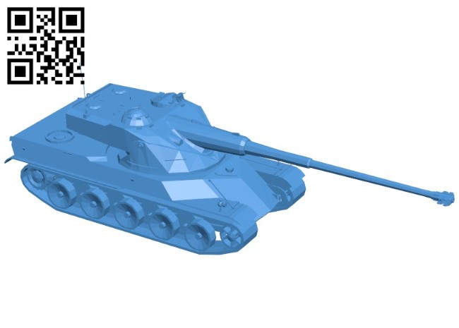 Tank AMX 50 B006785 file stl free download 3D Model for CNC and 3d printer