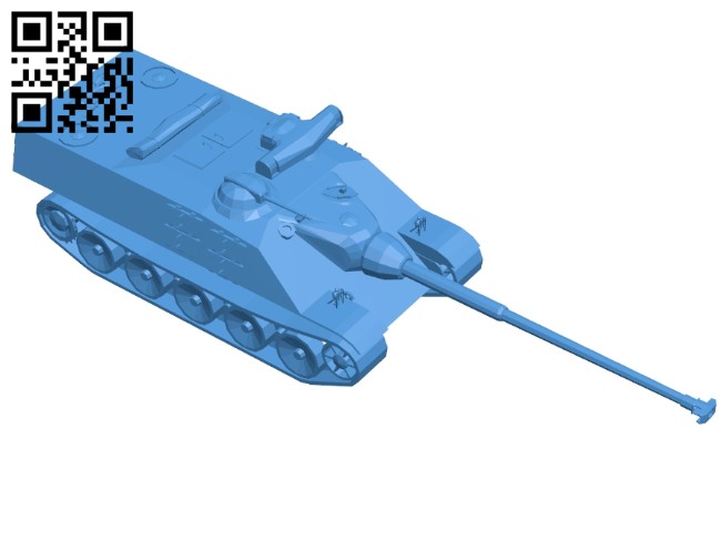 Tank AMX50 Foch B006844 file stl free download 3D Model for CNC and 3d printer