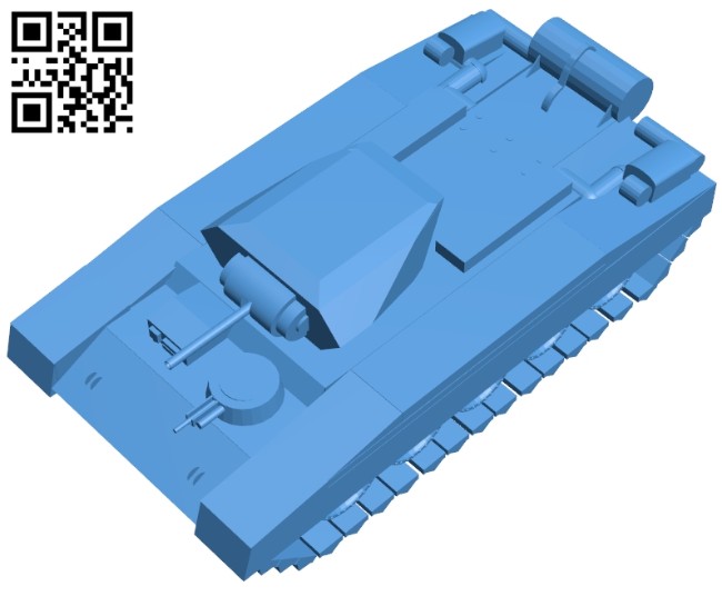 Tank Crusader MKII B006948 file stl free download 3D Model for CNC and 3d printer