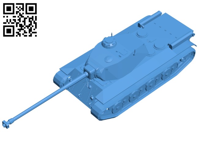 Tank FCM 50t B007018 file stl free download 3D Model for CNC and 3d printer