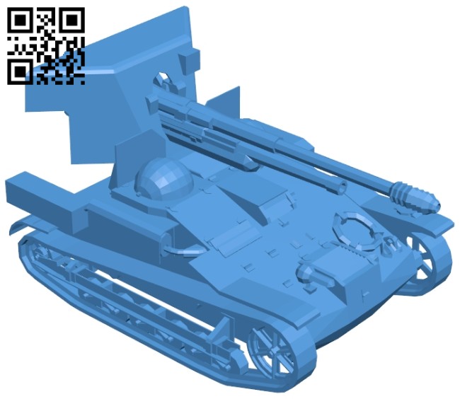 Tank Renault UE 57 B006893 file stl free download 3D Model for CNC and 3d printer