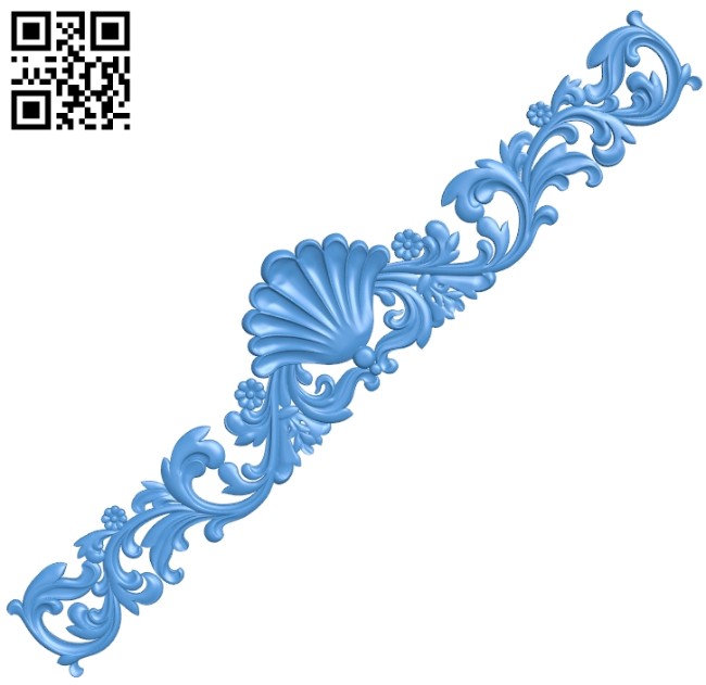 The long decor pattern A004763 download free stl files 3d model for CNC wood carving