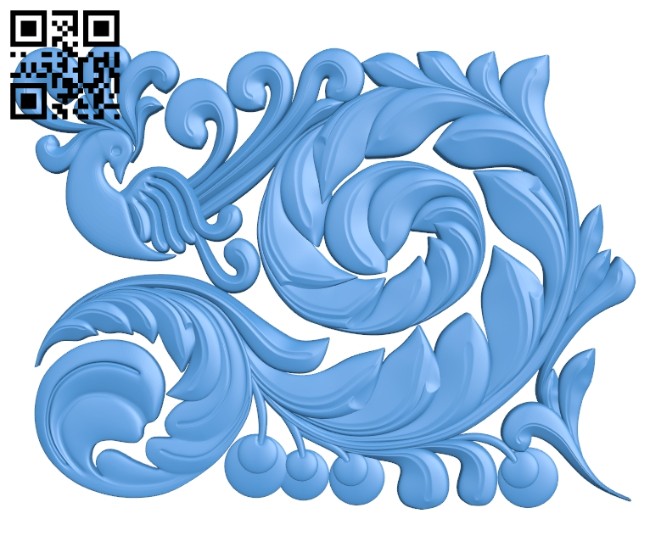 The phoenix decor pattern A004718 download free stl files 3d model for CNC wood carving