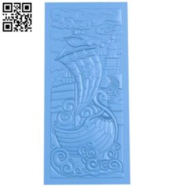 The picture of a swan-shaped boat A004643 download free stl files 3d model for CNC wood carving