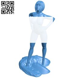 This is the Girl B006650 file stl free download 3D Model for CNC and 3d printer