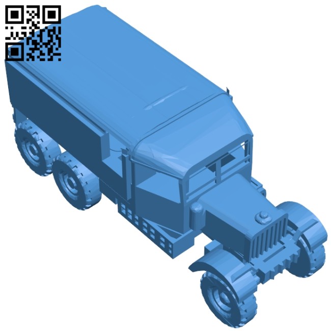 Truck Pioneer R100 B006910 file stl free download 3D Model for CNC and 3d printer