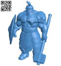 Viking warriors man B006952 file stl free download 3D Model for CNC and 3d printer