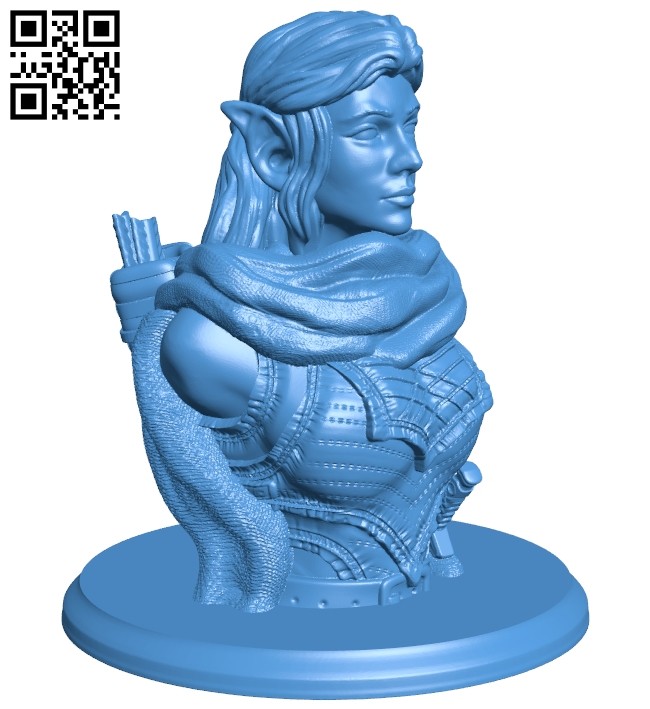 Woman warrior B006991 file stl free download 3D Model for CNC and 3d printer