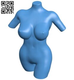 Women bust B006824 file stl free download 3D Model for CNC and 3d printer
