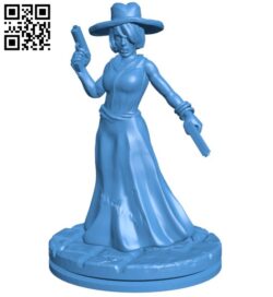 Women character B006711 file stl free download 3D Model for CNC and 3d printer