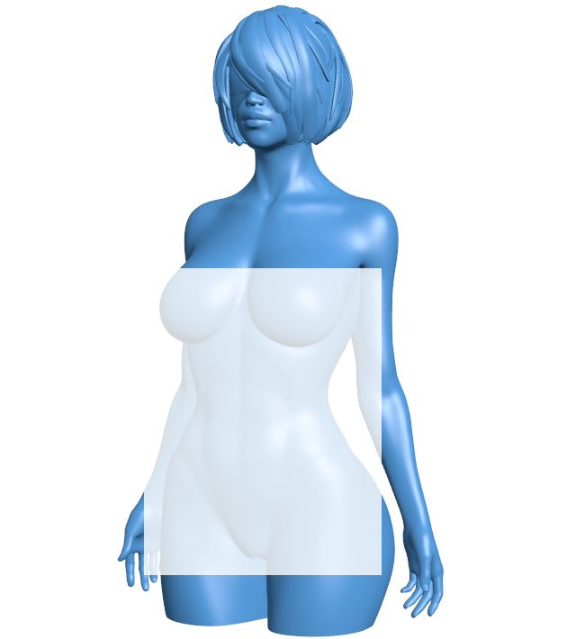 Women figurine B007017 file stl free download 3D Model for CNC and 3d printer