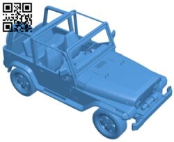 jp jeep car B006815 file stl free download 3D Model for CNC and 3d printer