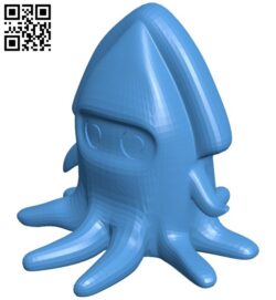 little squid B006741 file stl free download 3D Model for CNC and 3d printer
