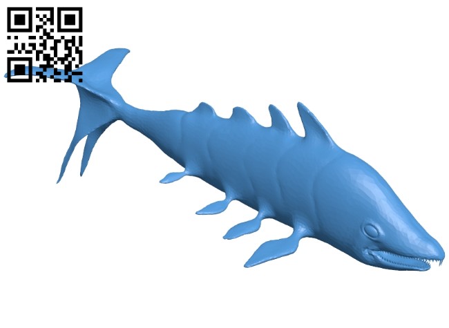 Ancient pisces fish B007374 file stl free download 3D Model for CNC and 3d printer