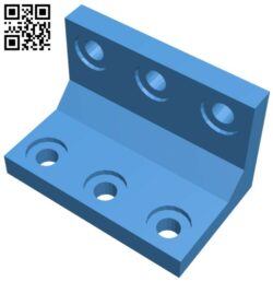 Angle bracket B007329 file stl free download 3D Model for CNC and 3d printer