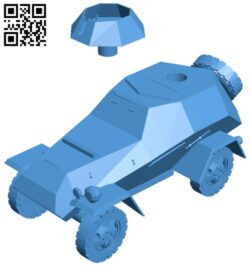 Armored vehicle BA-64 – tank B007184 file stl free download 3D Model for CNC and 3d printer