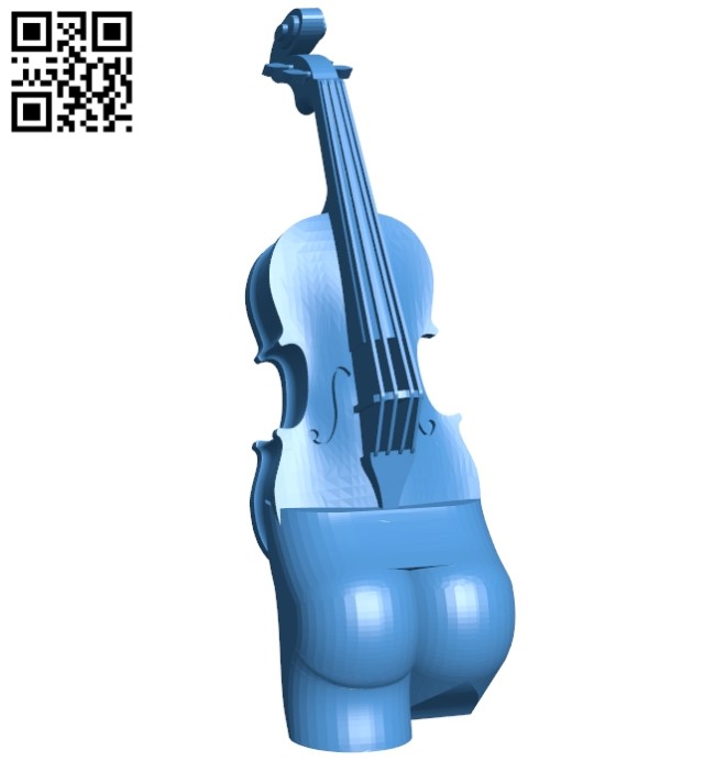 Arschgeige violin B007158 file stl free download 3D Model for CNC and 3d printer
