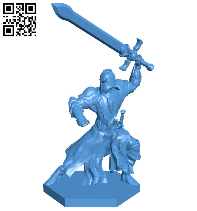 Attacking Warrior B007453 file stl free download 3D Model for CNC and 3d printer