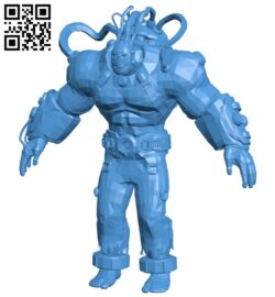 Bane war B007560 file stl free download 3D Model for CNC and 3d printer