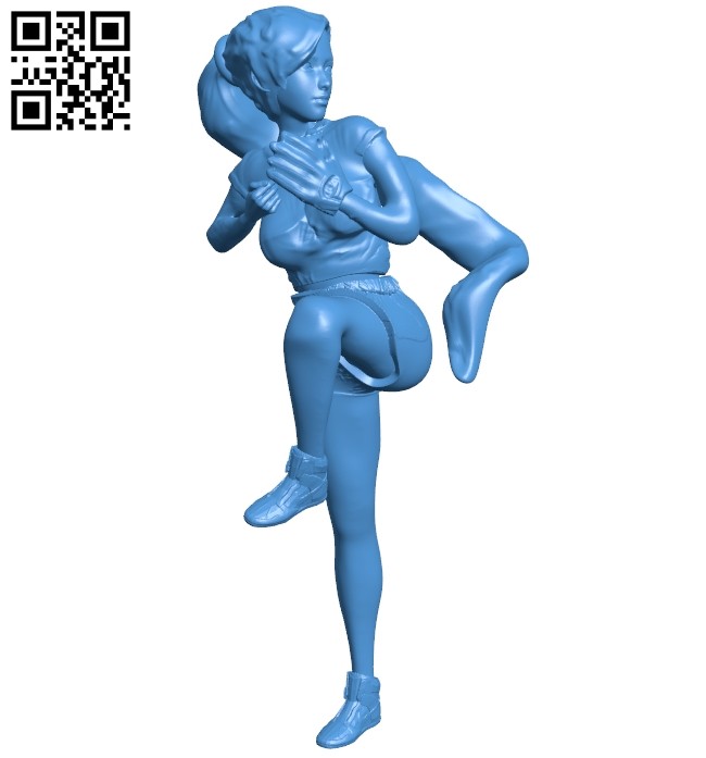 Baseball girl B007161 file stl free download 3D Model for CNC and 3d printer