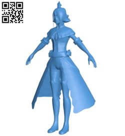 Battlerite – miss Jade B007567 file stl free download 3D Model for CNC and 3d printer