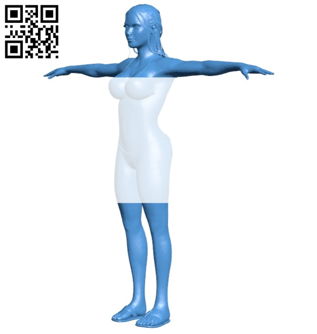 Beach girl base B007569 file stl free download 3D Model for CNC and 3d printer