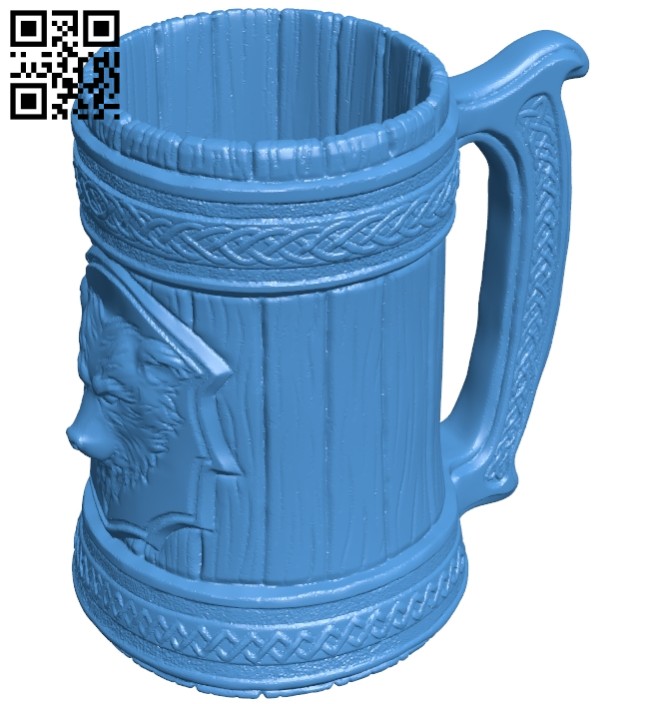 Beer cup B007199 file stl free download 3D Model for CNC and 3d printer
