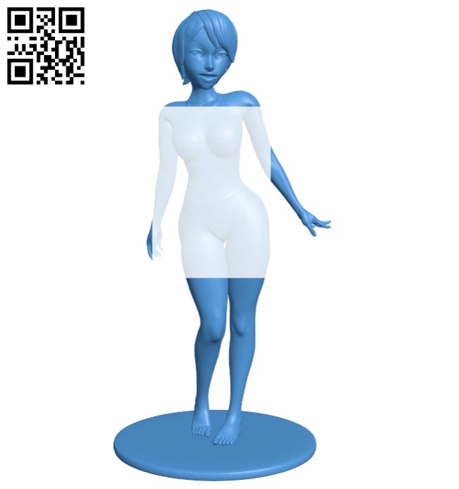 Black swimsuit women B007542 file stl free download 3D Model for CNC and 3d printer