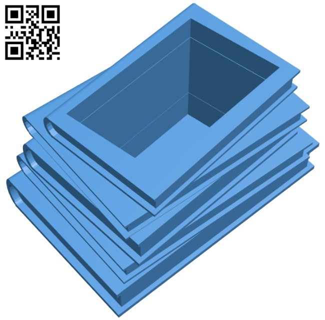 Book pot B007360 file stl free download 3D Model for CNC and 3d printer