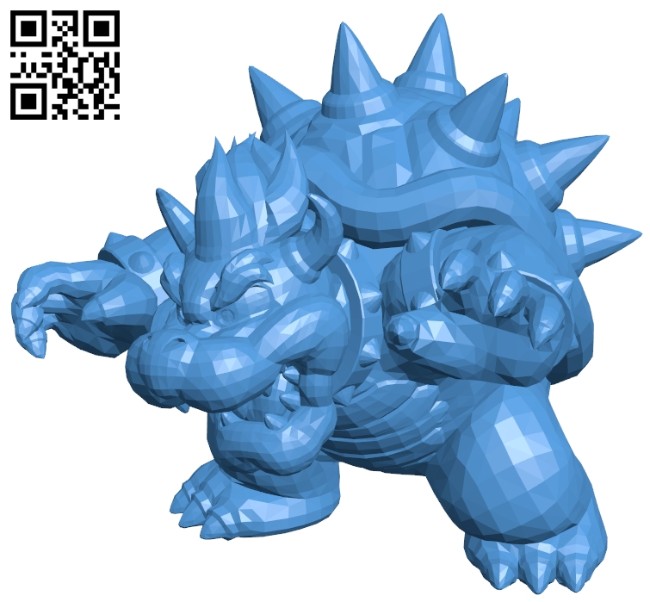 STL file Bowser Jr 3D print model 🐢・3D print object to download・Cults